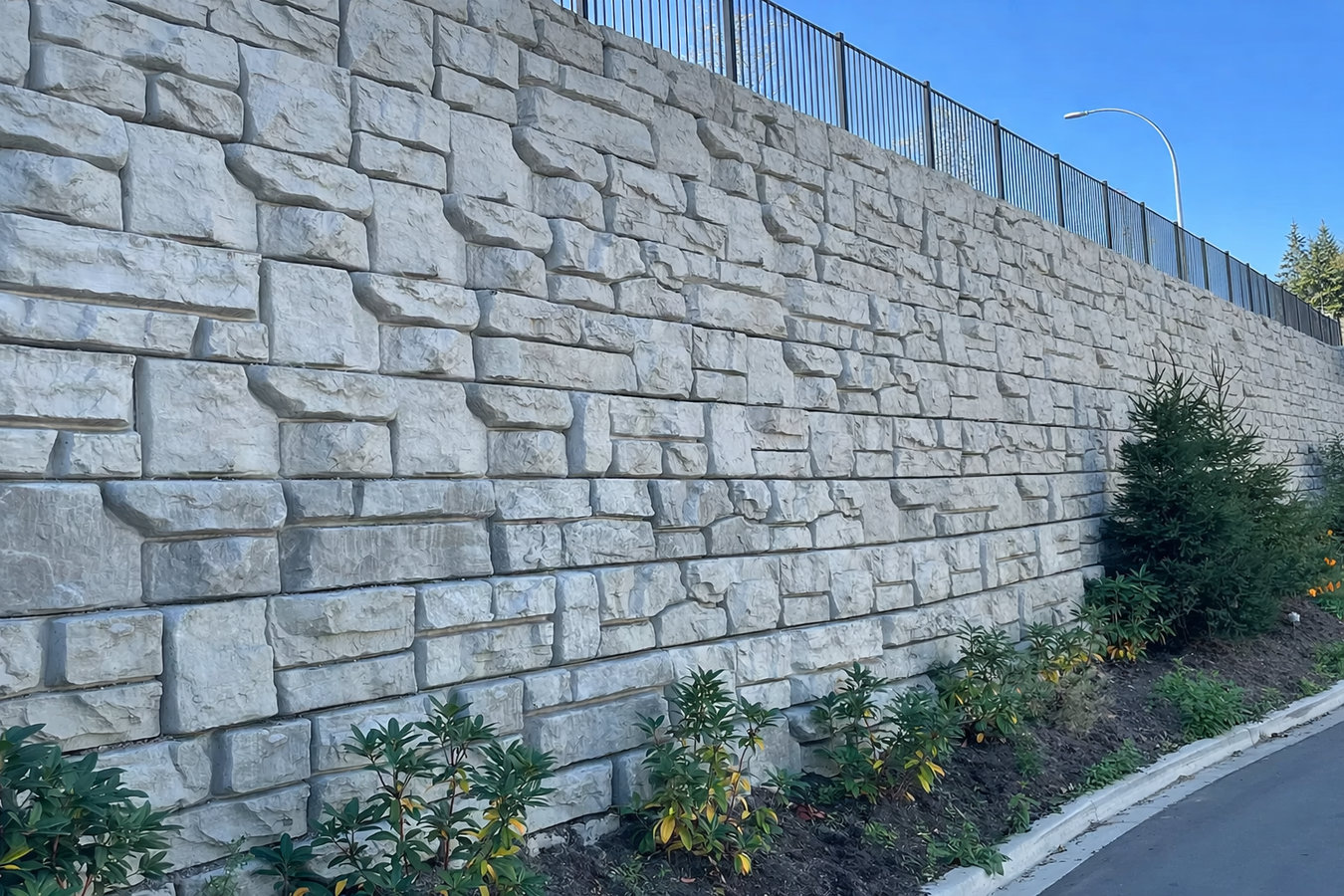 Concrete retaining walls in Somerville, MA