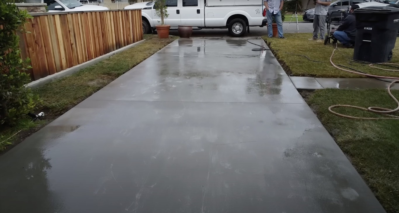 Professional concrete driveway installation in Somerville MA