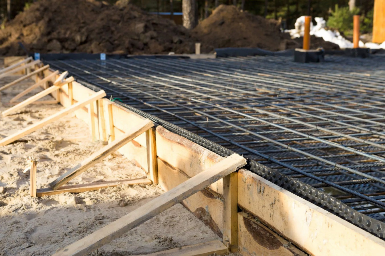 Slab foundation building in Somerville, MA